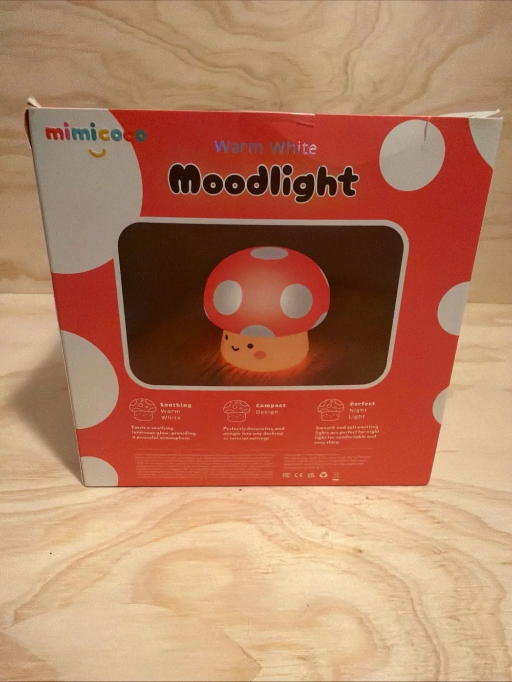 MIMI & COCO Red Moodlight Lantern - Kino Warm White Glow